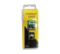 STANLEY - Grapas de alta resistencia, 12 mm - Paquete de 1000 piezas - Inoxidables