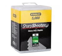 Stanley grapas de uso pesado 1-tra708-5t de 12 mm (5000 piezas) (el em