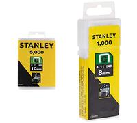 Stanley Grapas Tipo G 10 mm-5000 Unidades, 1-TRA706-5T, 10mm, Set de 5000 Piezas + Grapa tipo g (4/11/140) 8mm - 1000 u.