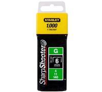Stanley - Grapas tipo G, 6 mm, 1000 ks 1-TRA704T