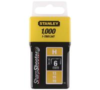Stanley - Grapas tipo H, 6 mm, 1000 ks 1-TRR134T