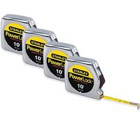 Stanley Hand Tools 33-115 PowerLock - Cinta de bolsillo (4 unidades, 3 x 0,6 cm)