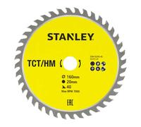 Stanley - Hoja de sierra para madera 160x20 mm, 40 dientes STA13255-XJ