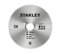 Stanley - Hoja de sierra para madera 190x30 mm, 100 dientes STA10230-XJ