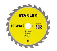 Stanley - Hoja de sierra para madera 210x30 mm, 24 dientes STA13040-XJ