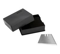 STANLEY Hojas de Cuchillo Trapezoidal 1992 Sin Orificio, Hojas Grandes y Reversibles, 2 Puntas, Muy Resistentes, Largo 61mm, Alto 19mm, Caja de 100 Unidades, 1-11-921