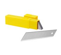 Stanley Hojas para cutter estándar 25 mm, 20 unidades precortadas, 7 seg
