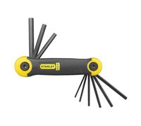 Stanley Imperial Plegable Llave Hexagonal Juego, 9 Piezas (5/64 - 0.6cm)
