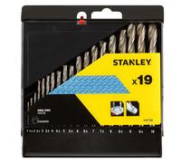 Stanley - Juego de 19 brocas para metal STA56058-QZ