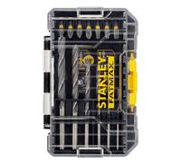 Stanley Juego de puntas para atornillar de impacto y brocas para metal STA88554-XJ FATMAX 19 piezas
