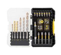 Stanley - Juego de 19 piezas de brocas y taladros STA88552-XJ
