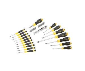 Stanley - Juego de 49 piezas de puntas, destornilladores y llaves de vaso STHT0-70886
