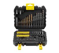 Stanley - Juego de 50 piezas de brocas, puntas de destornillador y llaves de vaso STA88546-XJ