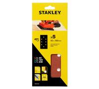 Stanley - Juego de bandas de lija de 5 piezas, 93x230 mm STA31532-XJ