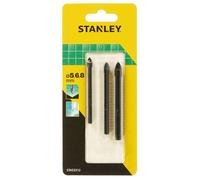 Stanley - Juego de brocas para azulejos, baldosas y vidrio, 3 piezas STA53312-QZ