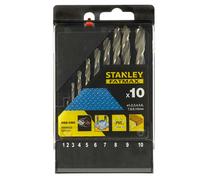 Stanley - juego de brocas para metal de 10 piezas STA56123-XJ