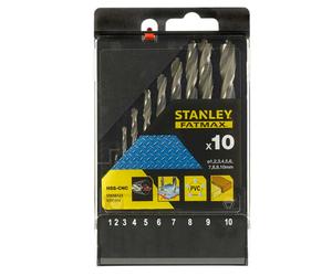 Stanley - juego de brocas para metal de 10 piezas STA56123-XJ