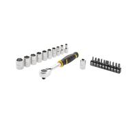 STANLEY FATMAX FMMT82679-0 - Juego de trinquete 1/4" 120 dientes + puntas