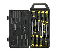 STANLEY Destornilladores Pozidriv y planos ergonómicos 10 piezas, 2-65-014