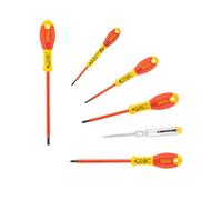 Stanley FATMAX Juego destornilladores aislados 0-65-441 6 pzas (3 planos,2 Phillips,1 test) 1.000V