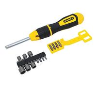 STANLEY Juego de destornilladores, multibit, trinquete, paquete de 20 (62-574)