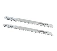 Stanley - Juego de hojas de sierra para madera, longitud 100 mm, 2 piezas STA21062-XJ