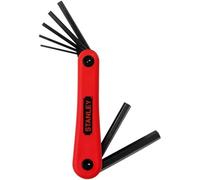 Stanley – Juego de llaves hexagonales plegables 4-69-262, 7 piezas 2,5-10 mm tipo navaja