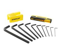Stanley Juego de 9 llaves hexagonales 0-89-904 con mango
