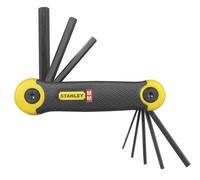 Stanley juego de llaves hexagonales métricas (8 piezas), cuerpo recub