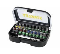Stanley Juego de puntas para atornillar, 31 piezas, Ph/Pz/Sl/Hex/T/TH y adaptador magnético