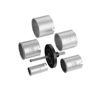 Stanley - Juego de sierras de corona de 6 piezas con placa de sujeción y broca guía STA81167-XJ