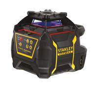 Stanley - Láser rotatorio con receptor y accesorios, rojo, alcance de 600 m, batería integrada, cargador FMHT77449-1