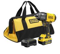 Stanley - Llave de impacto AKU 18V, 1x batería 4,0 Ah Li-Ion, cargador SFMCF940M1-QW