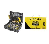 STANLEY Maletín de Mantenimiento 142 Piezas, Alicates y Cortapuntas, Llave & STHT0-62143 Set de 57 Piezas, Destornilladores y Puntas de Destornillador de 25 mm