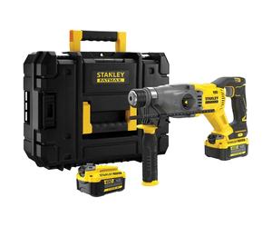 Stanley - martillo combinado AKU 18V, 2x batería 4,0 Ah Li-Ion, cargador SFMCH900M22-QW