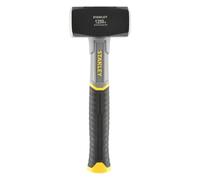 STANLEY Maza Ángulos Ovales 1250g - Mango de Fibra de Vidrio, Bi-material y Refuerzo de Conexión para Máxima Durabilidad y Potencia | ¡Ideal para Demolición y Construcción! | Modelo STHT0-54127