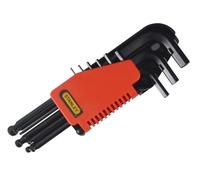 Stanley Métrico Bola Extremo Llave Hexagonal Juego, 9 Piezas STA069256