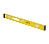 Stanley Nivel perfilado de aluminio 80 cm, 3 burbujas (horizontal)
