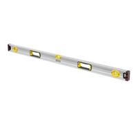 STANLEY Nivel tubular magnético de 120 cm , 1-43-549 | Burbuja central de doble vista, dos burbujas verticales, construcción duradera, altamente preciso