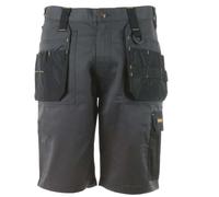Stanley - Pantalones cortos de trabajo para hombre, talla 4, gris/negro 49973/54