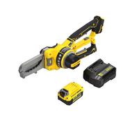 Stanley - Podadora de cadena inalámbrica de 18 V, 1 batería de iones de litio de 4,0 Ah, cargador SFMCPS515M1-QW