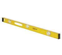 Stanley Nivel perfilado de aluminio 100 cm, 3 burbujas (horizontal, vertical y graduable) 1-42-922
