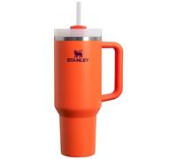 Stanley Quencher H2.0 FlowState - Vaso aislado al vacío de acero inoxidable con tapa y popote para agua, té helado o café, batidos y más, ciruela tigre, 40 onzas, 10-11824-060