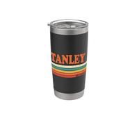 STANLEY Retro Personalizado Nombre Vintage Rayas Vaso térmico de acero inoxidable de doble pared