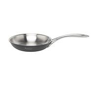 Stanley Rogers Sartén de 24 cm de diámetro BI-PLY Professional, de alta calidad e innovadora, de acero inoxidable, para vitrocerámica, gas, eléctrica, inducción, diseño moderno, cantidad: 1 unidad