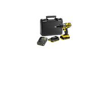 Stanley - Taladro atornillador AKU 18V, 2x batería 2,0 Ah Li-Ion, cargador SFMCD725D2K-QW