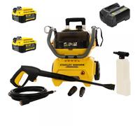 Stanley SFMCPW1500B-XJ - Hidrolimpiadora de batería - 100 bar - 2x 18V 4Ah