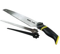 Stanley Sierra Multi-Hoja 3 en 1 para Madera y Metal con Sierra de 150 mm 24 Dientes