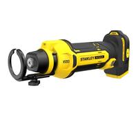 Stanley Sierra de Corte para Panel Yeso V20 Li-ION 18V, velocidad 26.000 RPM, diámetro de pinzas 3, 2 mm (1/8"), 6, 35 mm (1/4"), Luz LED. Sin cargador/batería. para profesionales y manitas