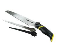 Stanley Sierra Multi-Hoja 3 en 1 para Madera y Metal con Sierra de 150 mm 24 Dientes